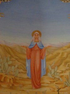 (Photo taken at the Church of the Visitation, Ein Kerem, Israel.)